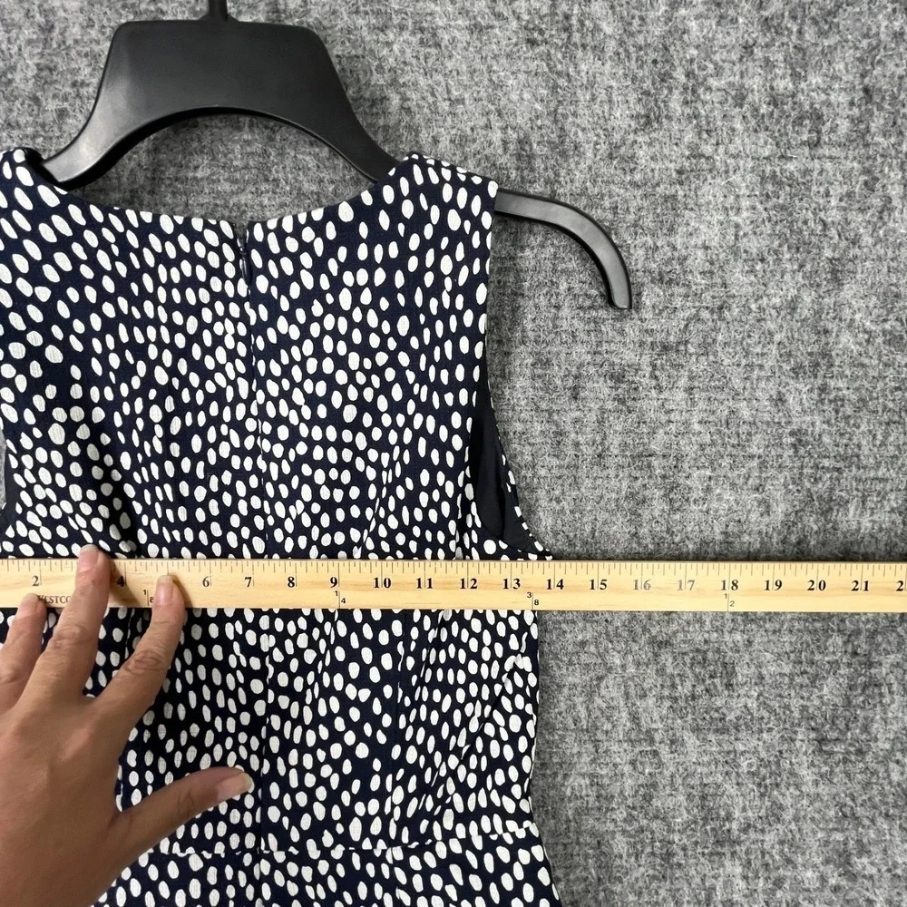 J.Crew Polka Dot Dress‎ Size 0 Sophisticated Modern Professional Minimalist